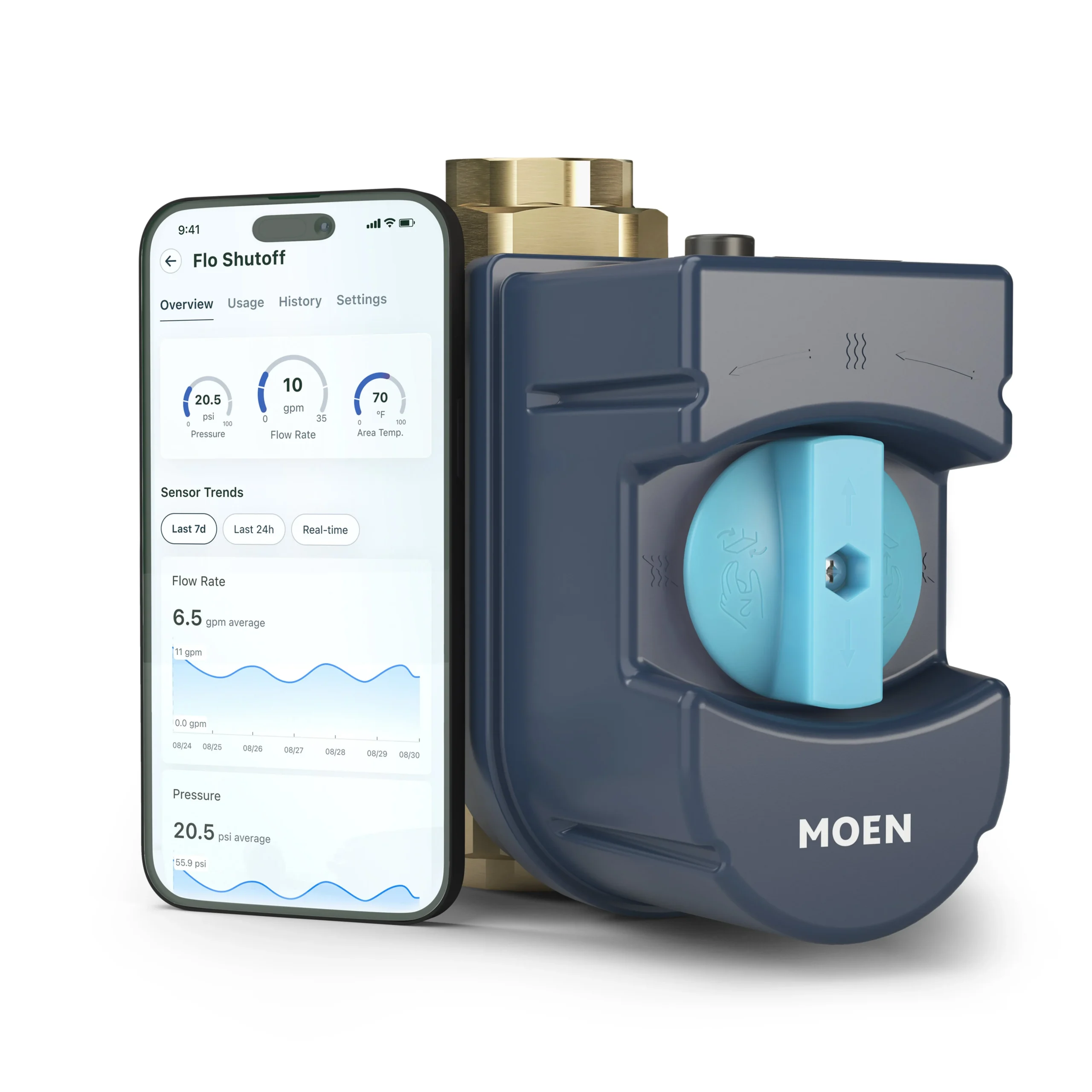 Moen Flo smart water shutoff