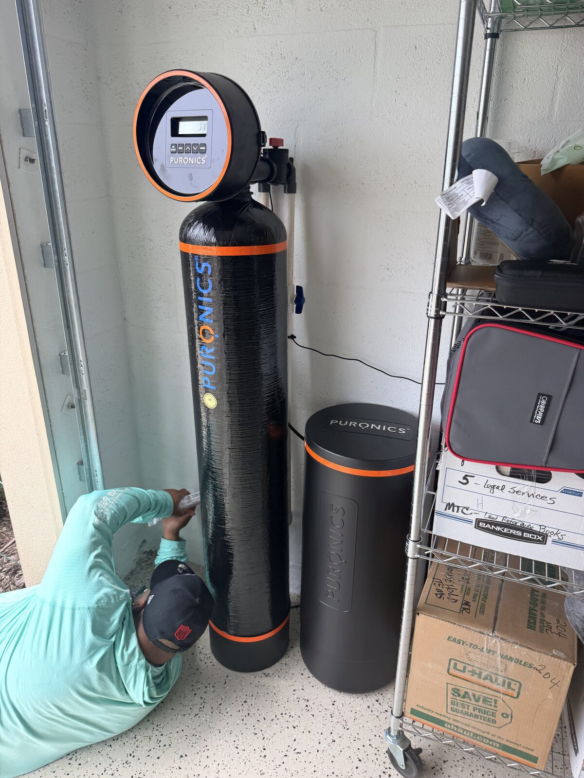 Hydrology water treatment install