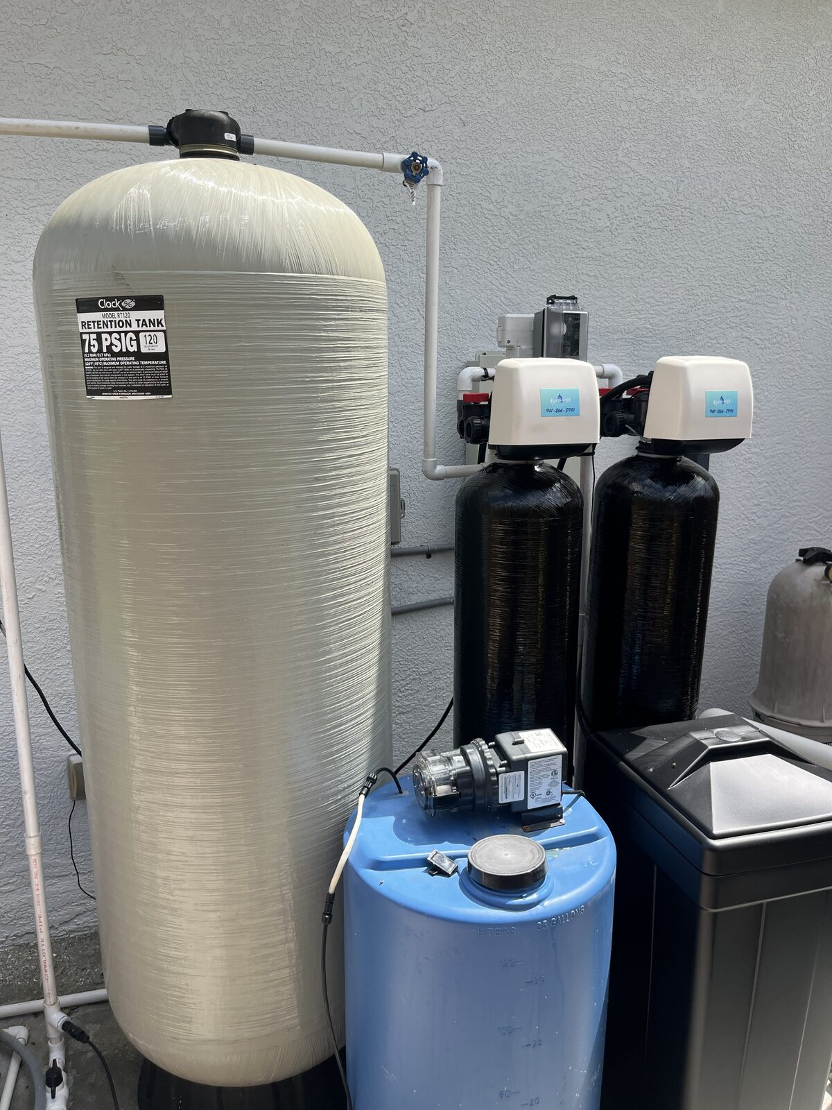 Hydrology water treatment install