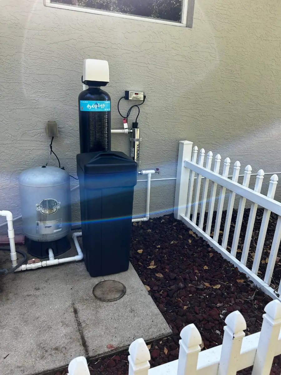 Well water system with UV disinfection installed by Hydrology Water Solutions